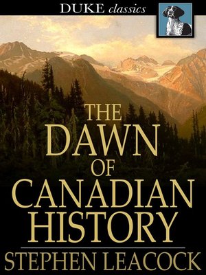 The Dawn of Canadian History - ebook